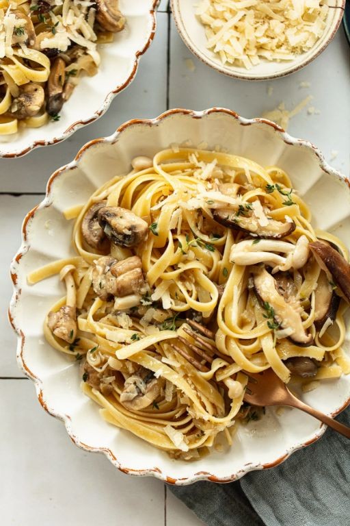 Wild Mushroom and Truffle Pasta