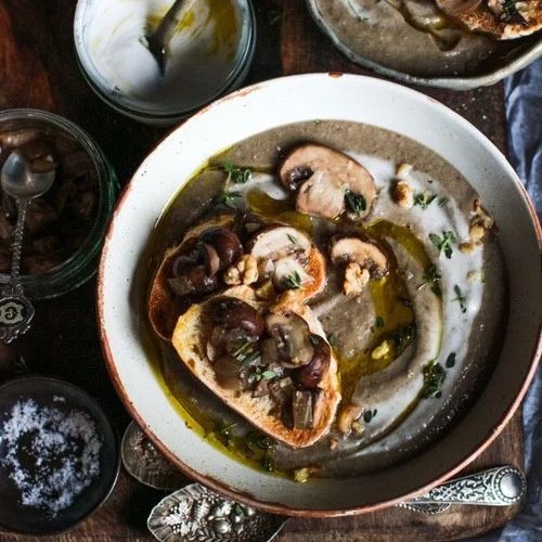 Wild Mushroom and Truffle Soup