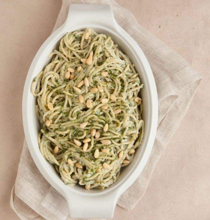 Yogurt Pesto Pasta Sauce