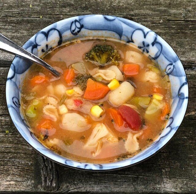 Zero-Waste Vegetable Soup