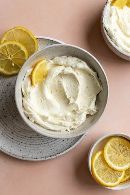 Zesty Whipped Vanilla Lemon Frosting
