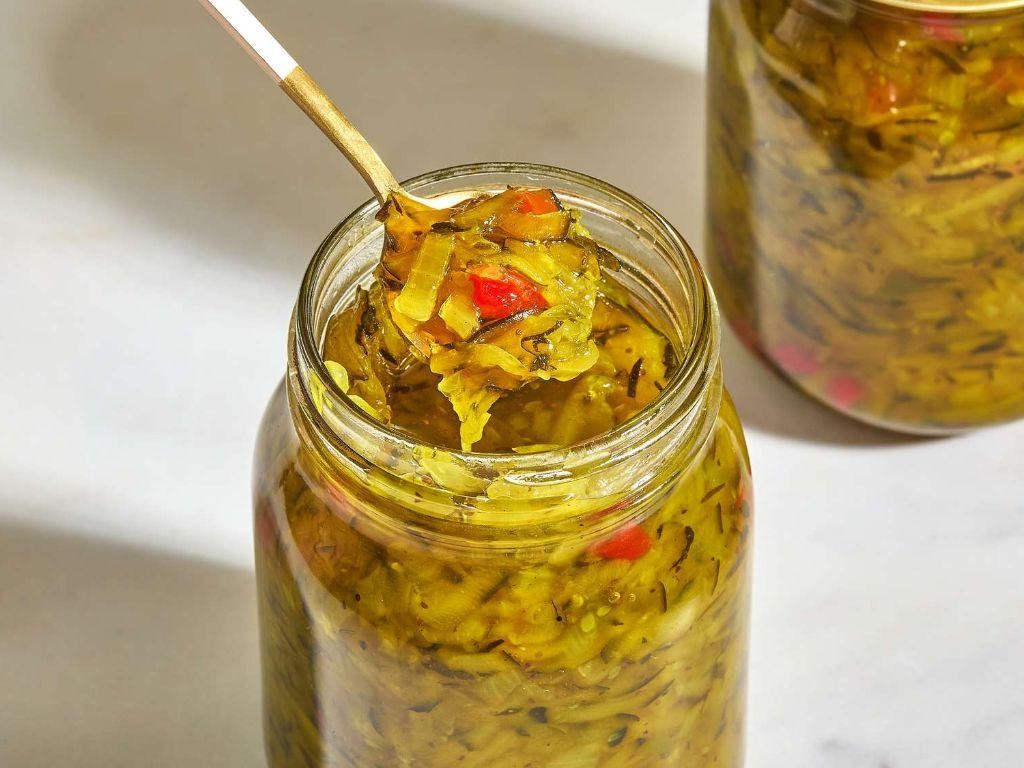 Zucchini Relish with Turmeric