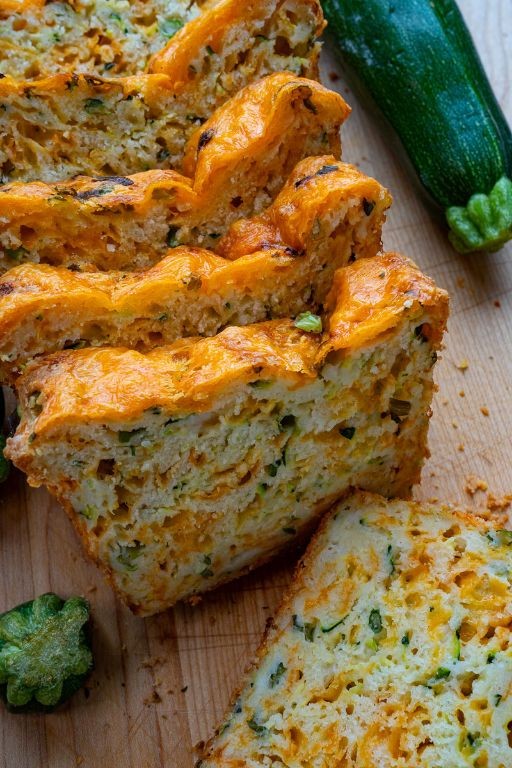 Zucchini and Cheddar Bread