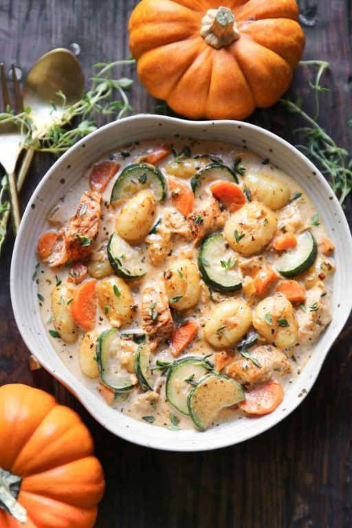 Zucchini and Gnocchi Soup