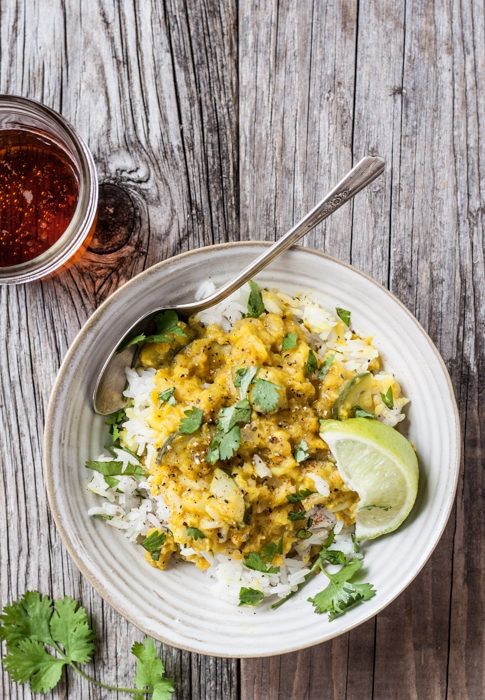 Zucchini and Lentil Curry