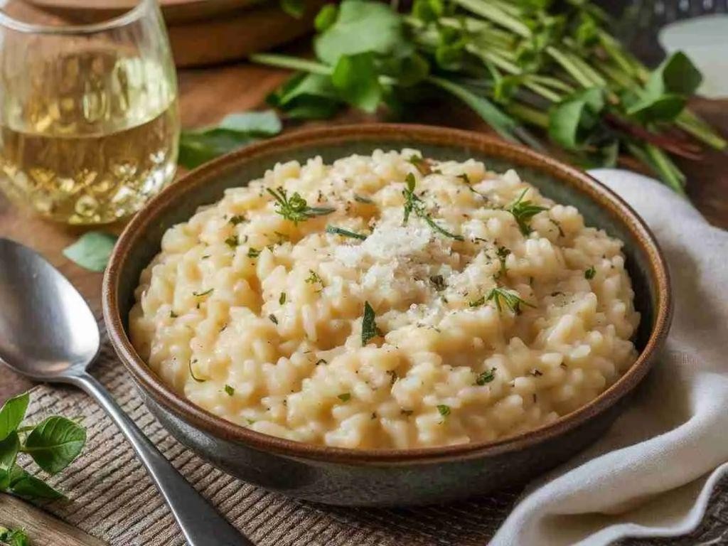 7 Mares Risotto with Parmesan and Fresh Herbs