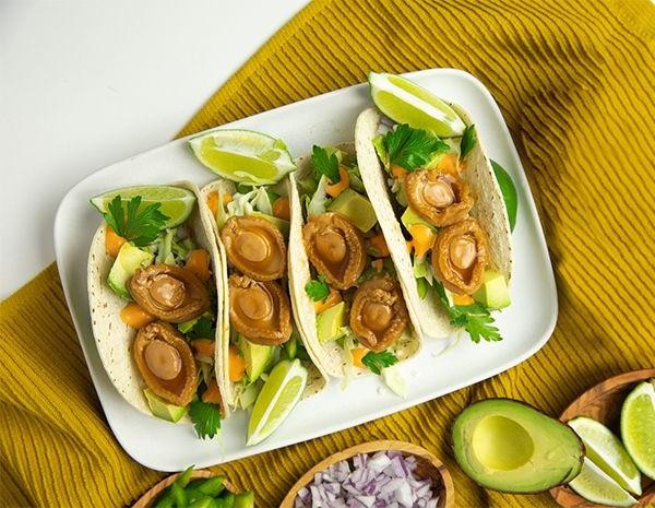 Abalone Tacos with Avocado Salsa