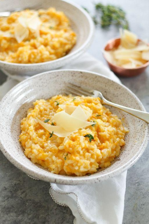 Acorn Squash Risotto with Parmesan