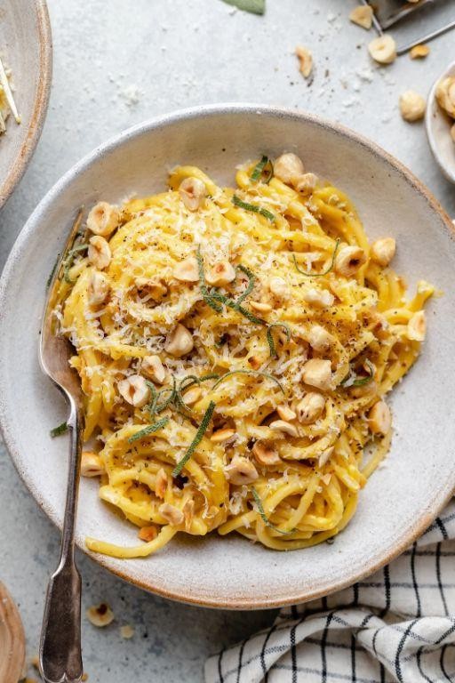 Acorn Squash and Sage Pasta