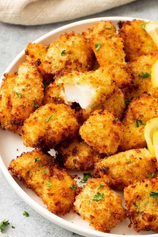Air Fryer Flounder Nuggets