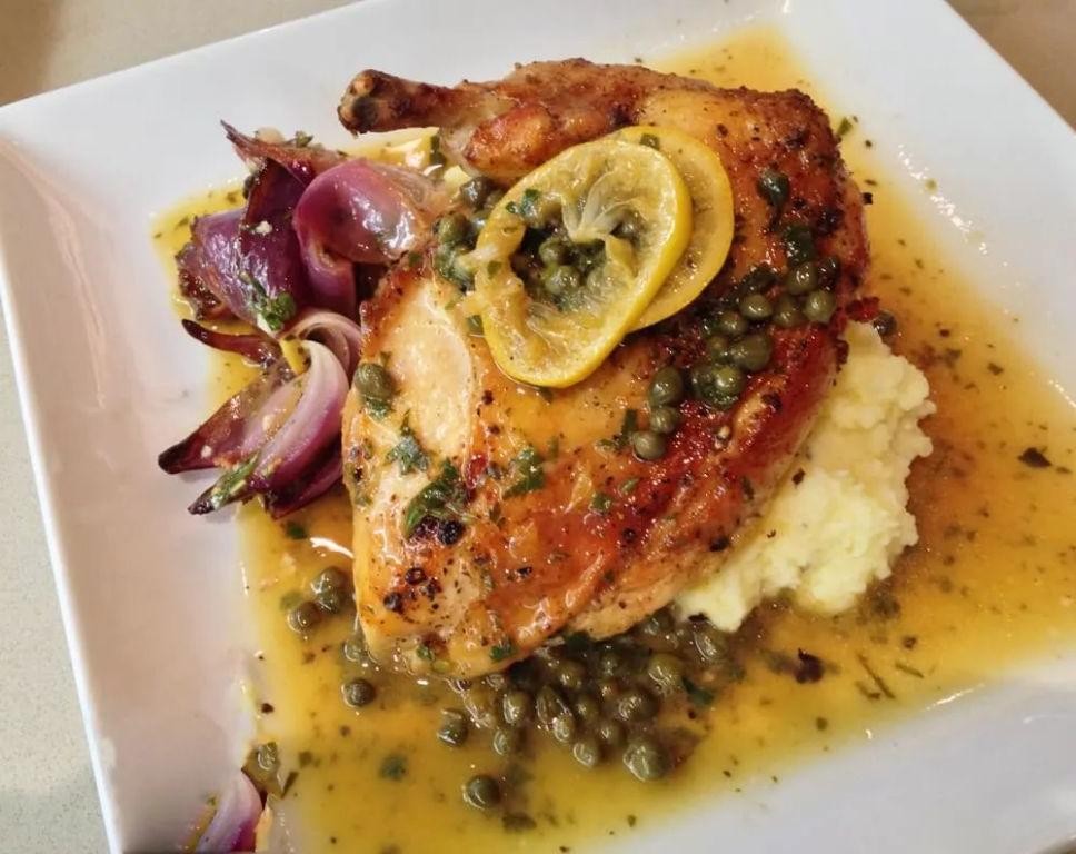 Airline Chicken Breast Piccata