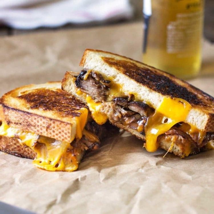 Al Pastor Grilled Cheese Sandwich