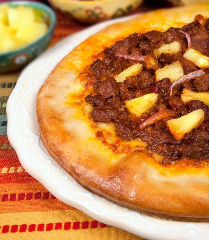 Al Pastor Pineapple Pizza