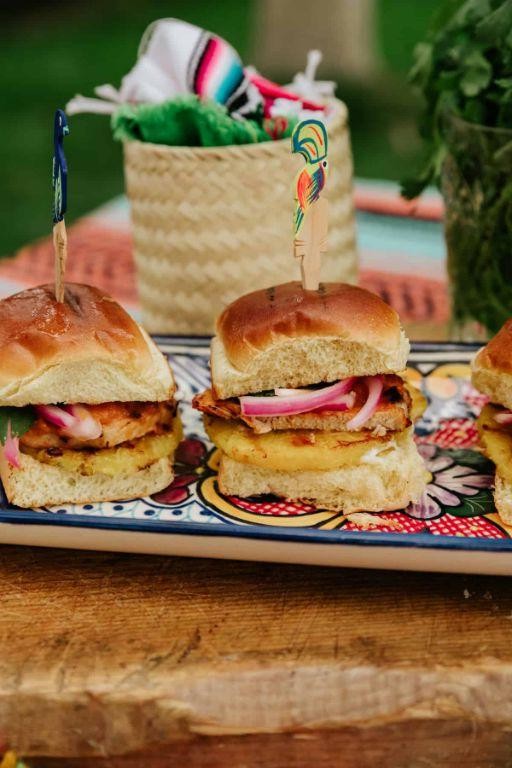 Al Pastor Sliders with Chipotle Mayo
