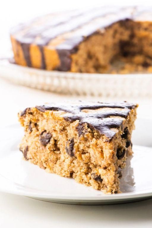 Almond Butter Chocolate Chip Cake