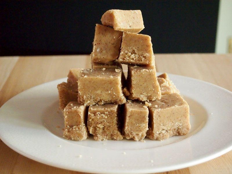 Almond Butter Sea Foam Fudge