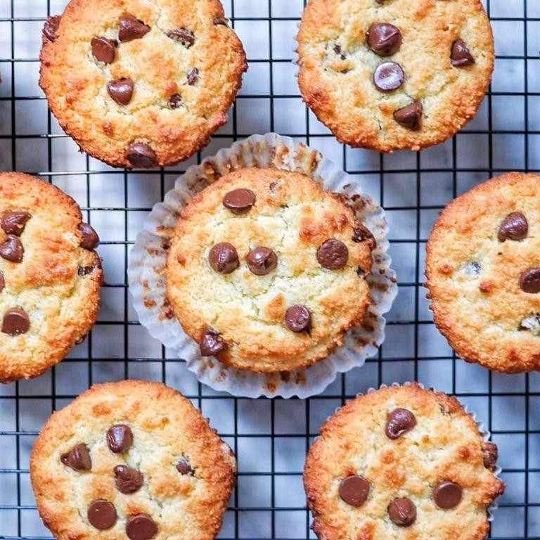 Almond Flour Chocolate Chip Muffins