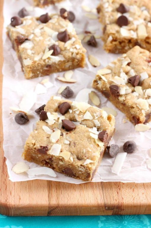 Almond Joy Blondies