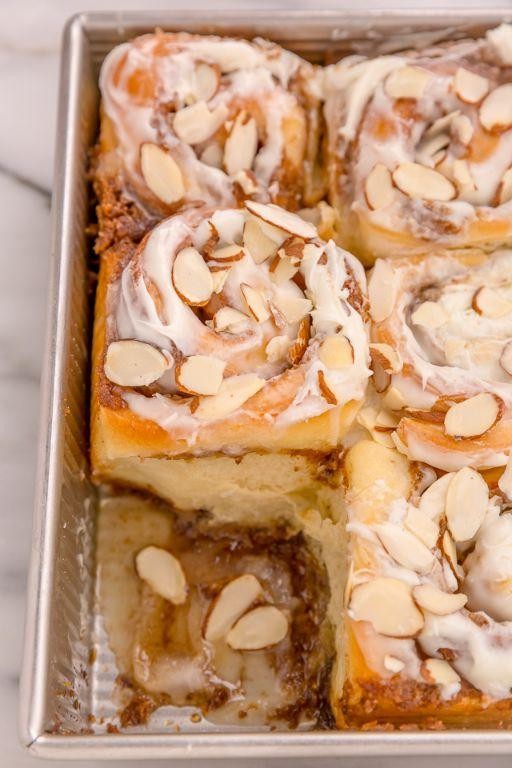 Almond Paste Cinnamon Rolls