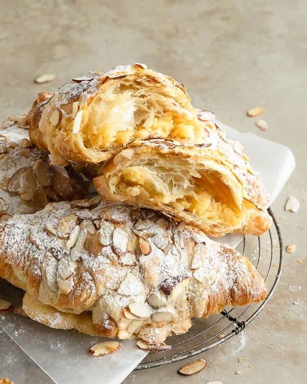 Almond Paste Croissants