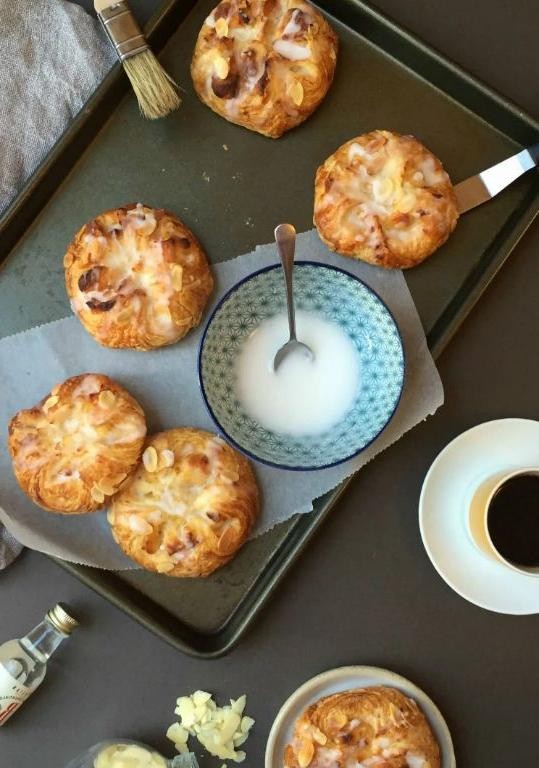 Almond Paste Danish Pastries