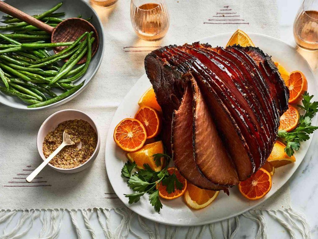 Apple Cider Glazed Baked Ham