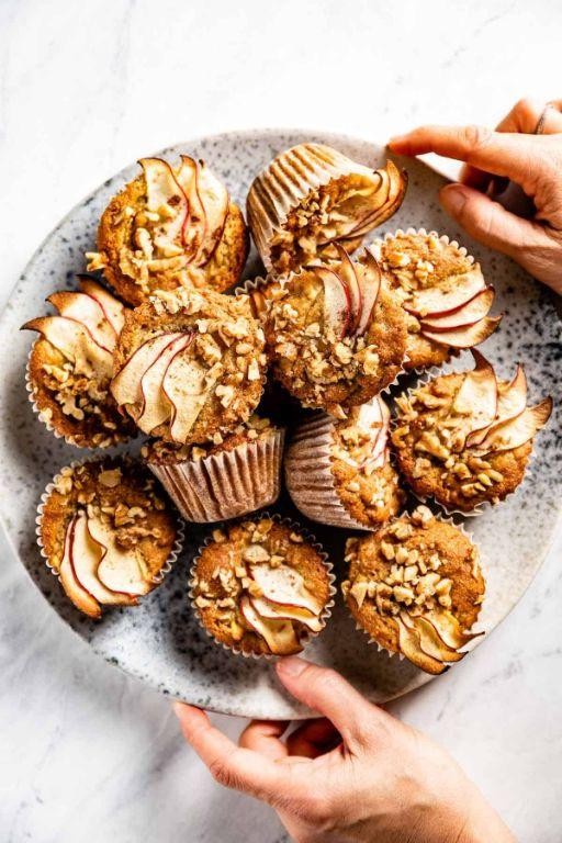 Apple Cinnamon Almond Flour Muffins