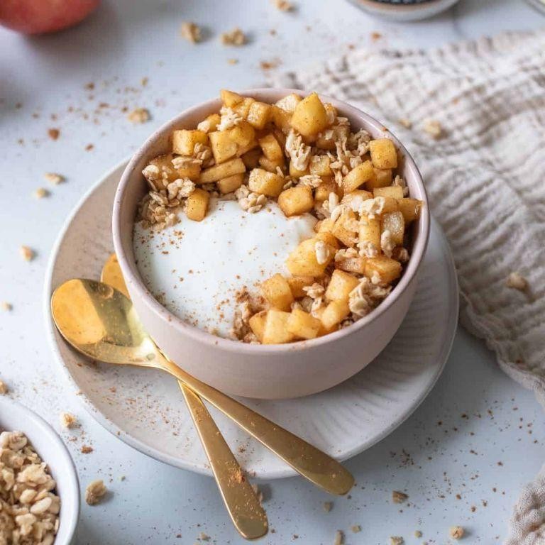 Apple Cottage Cheese Bowl