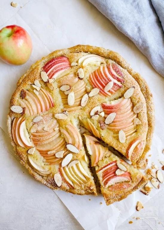 Apple Crostata with Almond Frangipane