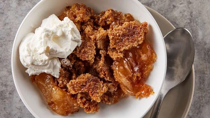Apple Gingerbread Dump Cake