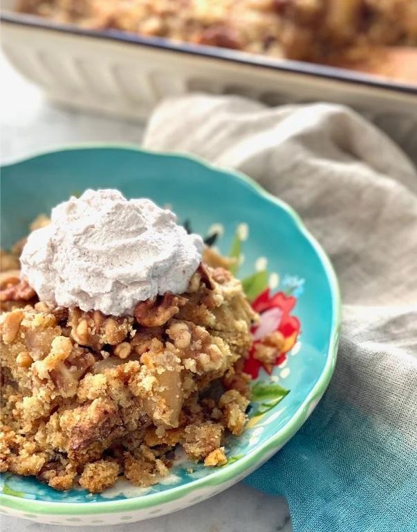 Apple Walnut Dump Cake