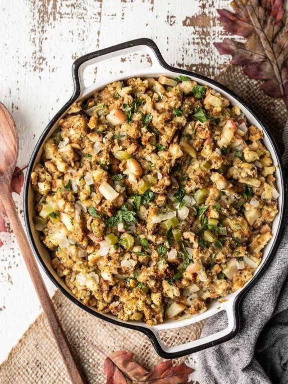 Apple Walnut Stove Top Stuffing