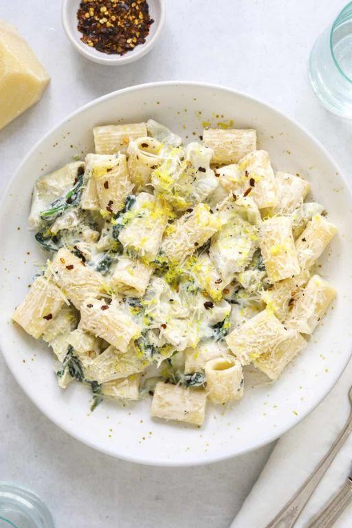 Artichoke and Lemon Ricotta Tortellini