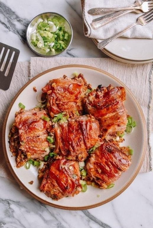 Asian-Style Pork Chops with Sticky Rice