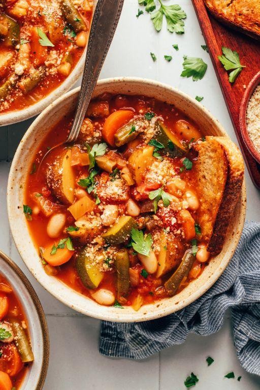Autumn Minestrone with White Beans