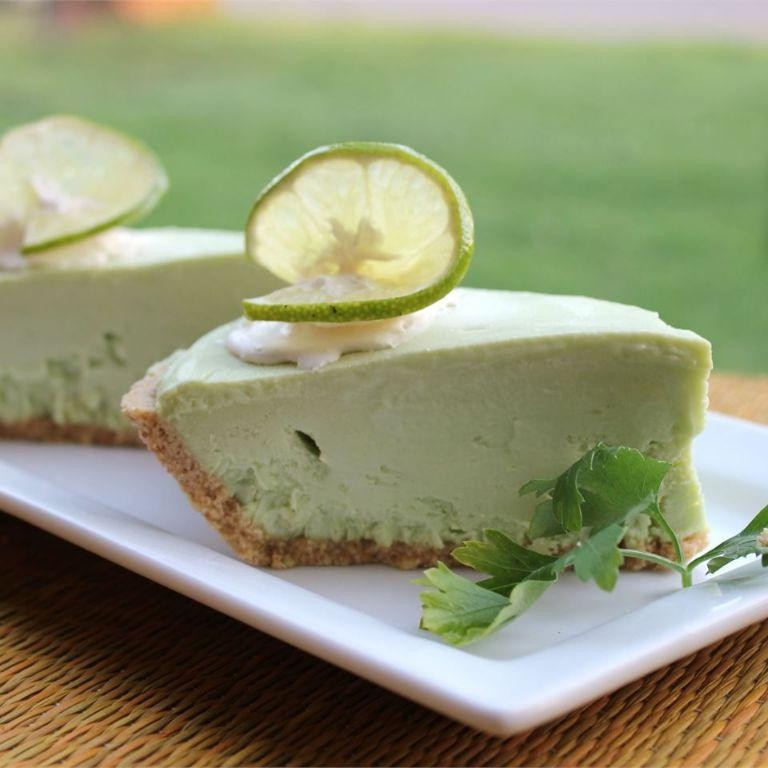Avocado Lime Cheesecake