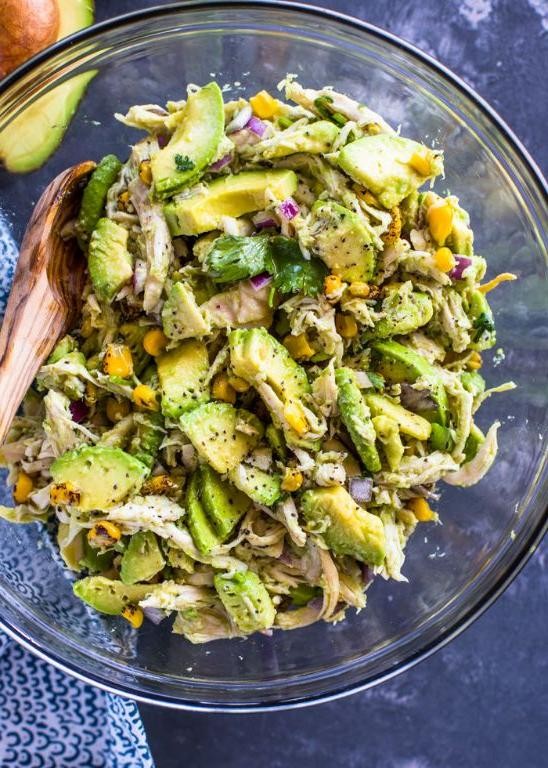Avocado Lime Rotisserie Chicken Salad