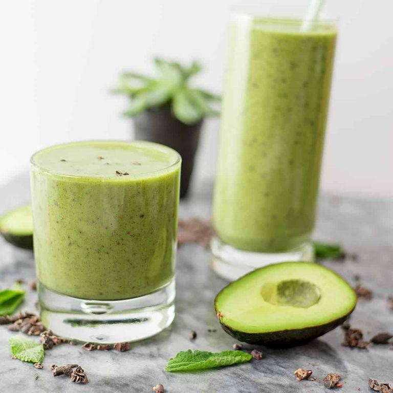 Avocado Mint Protein Shake