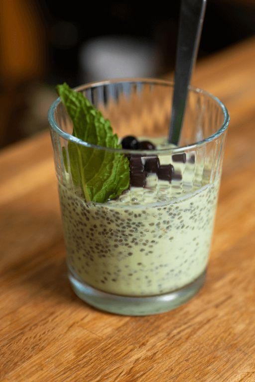 Avocado and Coconut Chia Pudding