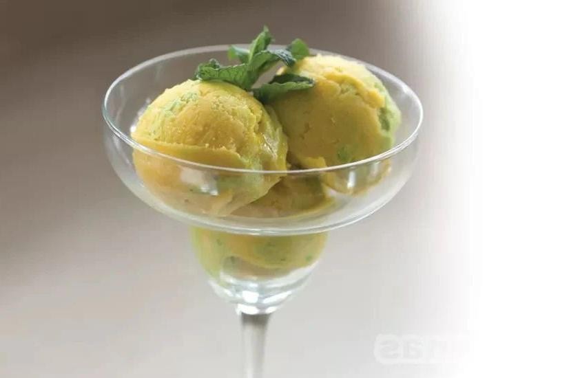 Avocado and Mango Sorbet