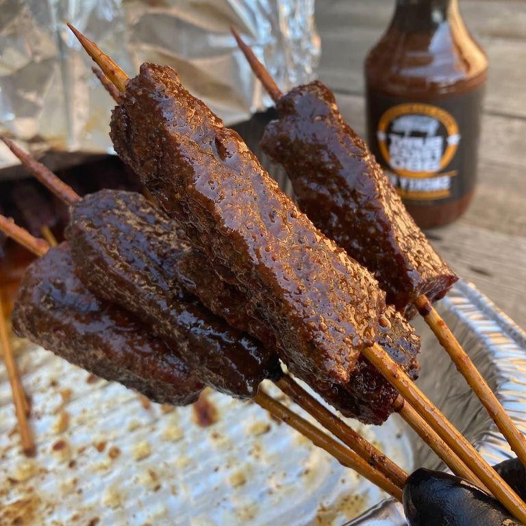 BBQ Brown Sugar Beef Sticks