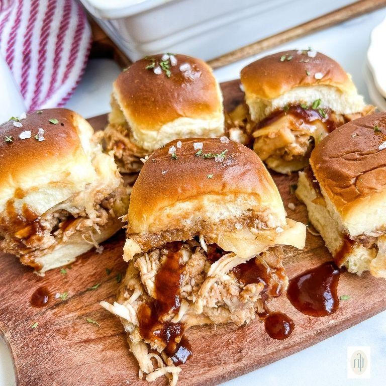 BBQ Chicken of the Woods Sliders
