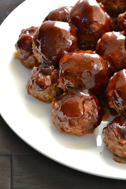 BBQ Football Meatballs