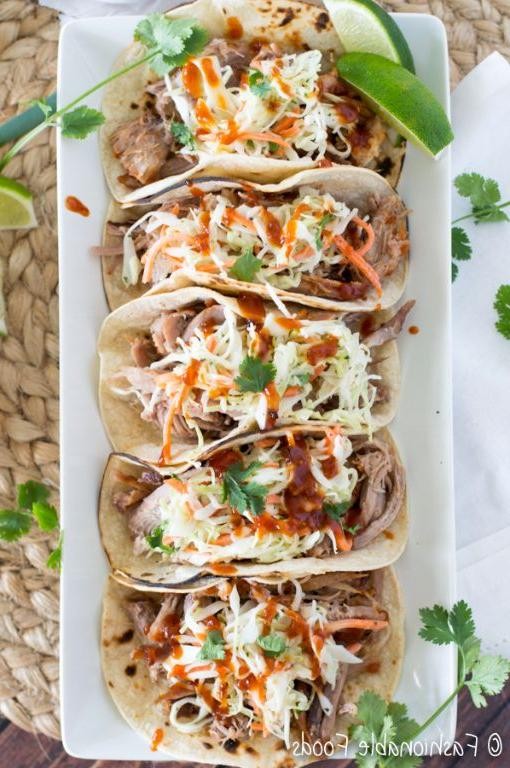 BBQ Pulled Pork Taco Salad with Coleslaw