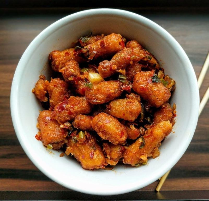 Baby corn Manchurian (Indo-Chinese style)
