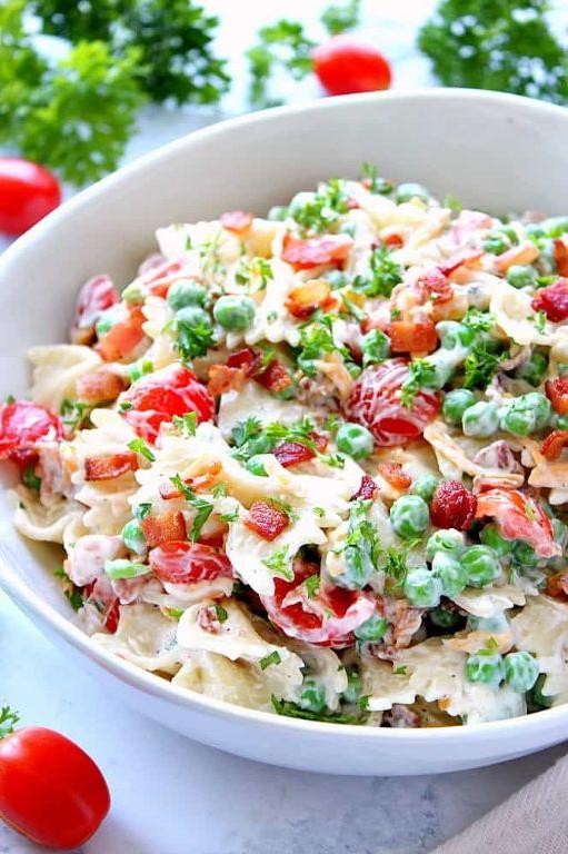 Bacon Ranch Bow Tie Pasta Salad