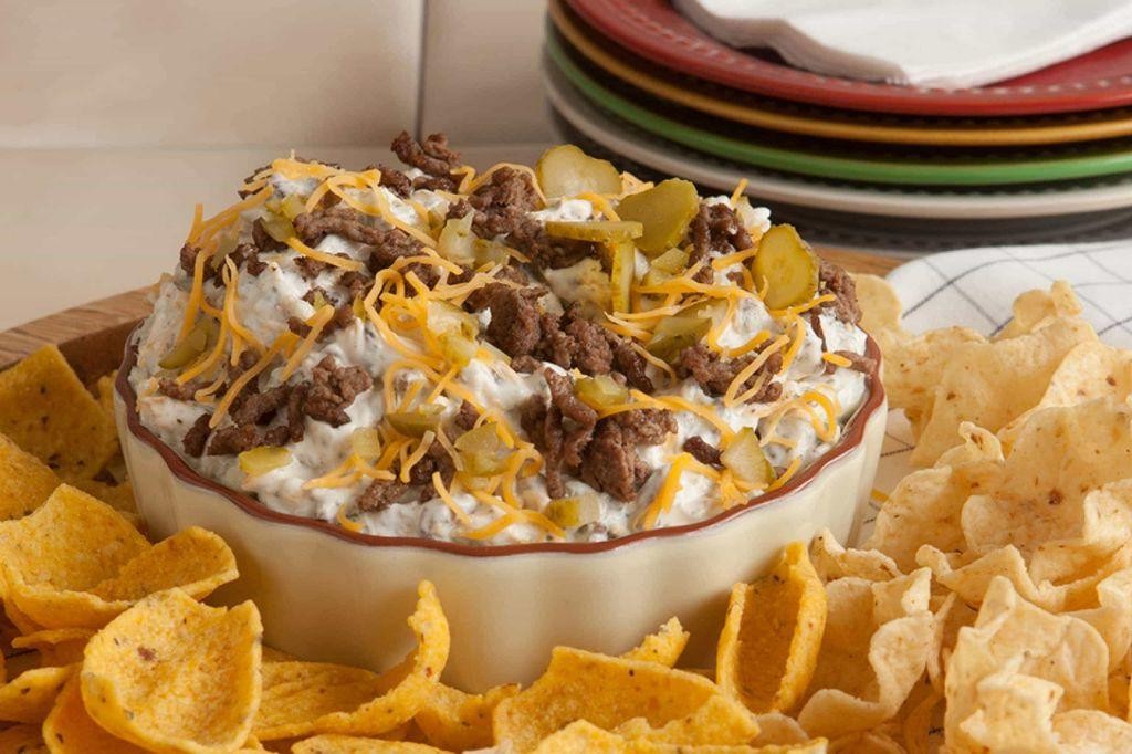 Bacon Ranch Hamburger Dip