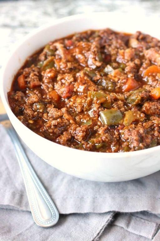 Bacon and Beef No Bean Chili