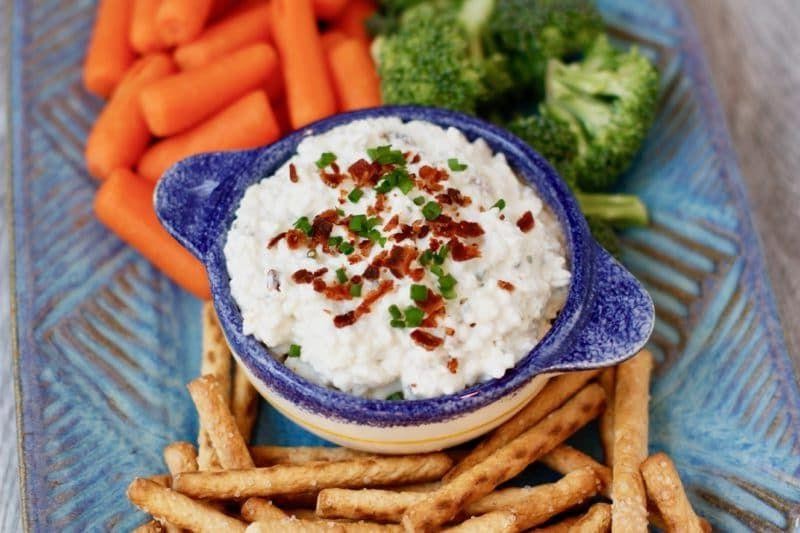 Bacon and Chive Cottage Cheese Dip