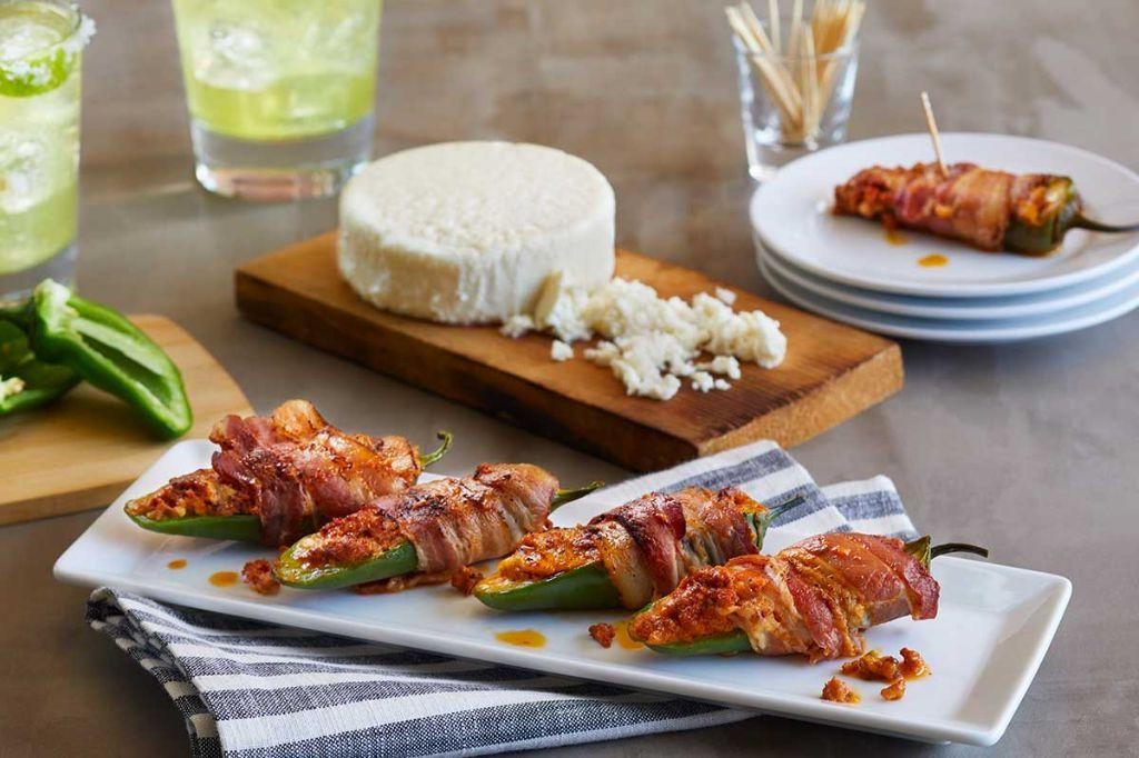 Bacon and Jalapeño Queso Flameado